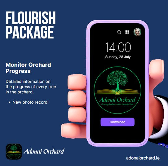 Flourish Package: Watch your roots flourish, wherever you are.